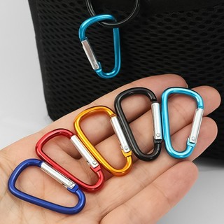 Mini alluminum alloy carabiner keychain / chai nước sử dụng hàng ngày khóa kim loại / phụ kiện leo núi cắm trại ngoài trời