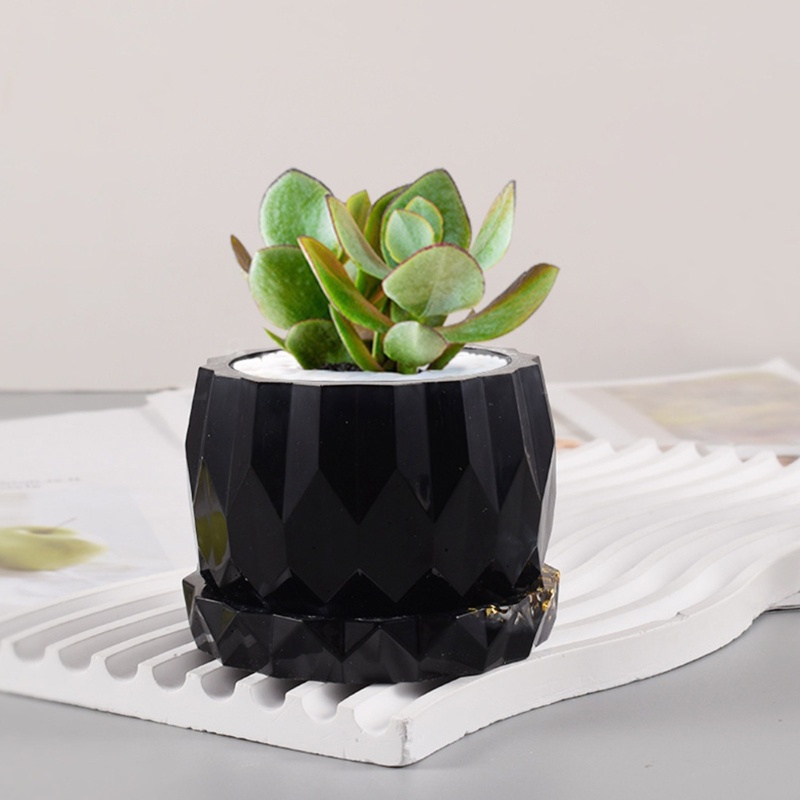 Khuôn nhựa DIY để tạo hoa mọng nước và khuôn đựng bút cho sân vườn