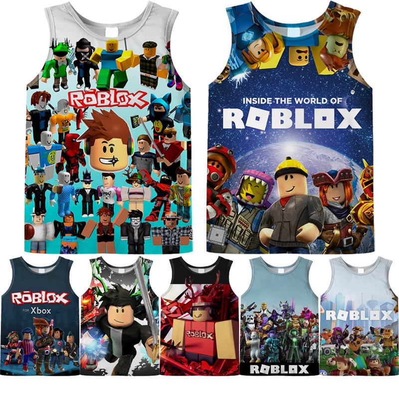 Áo Thun In Hình Roblox Tank Top Thời Trang Dành Cho Bé Trai 3-13 Tuổi ...