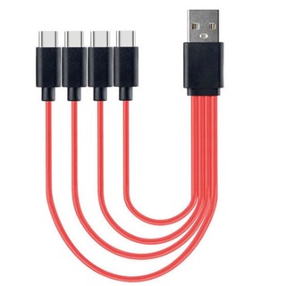 Dây Cáp usb type-c Chia Cổng Sạc Nhanh 4 Trong 1 Cho laptop / Điện Thoại / Máy Tính Bảng