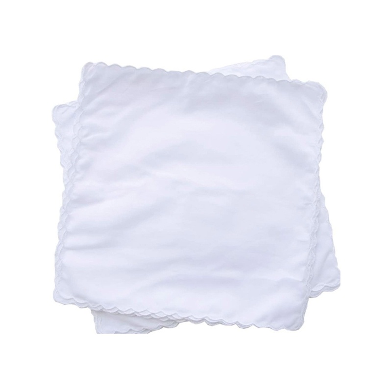 Khăn ăn tay vuông bằng cotton, dễ giặt, tiện lợi khi di chuyển