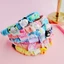 SQ Sanrio Hello Kitty Cinnamoroll Kuromi tóc vòng Scrunchies hoạt hình Giai điệu Tóc cô gái mũ đội đầu nhỏ dễ thương