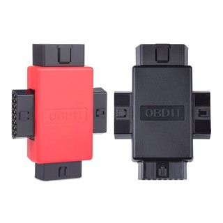 FUN OBD2 OBDII Bộ Chia Nối Dài 16 Pin Bộ Chia Nam Đến 3 Nữ Dây Adapter Cho Sửa Chữa Ô Tô