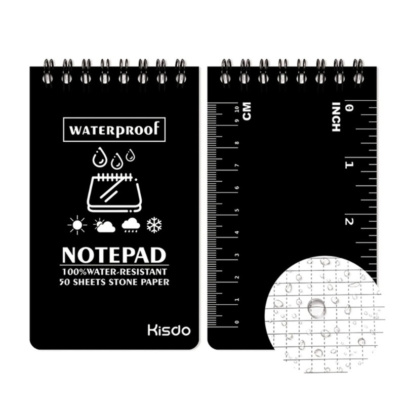 Sổ tay bỏ túi DY Notepad chống nước Viết trong mưa Sổ tay hoạt động ngoài trời
