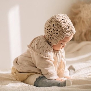 DE Bé Trai Bé Gái Thiết Kế Đáng Yêu Mũ Len Dệt Kim Trẻ Sơ Sinh Trẻ Em Mũ Ấm Handmade