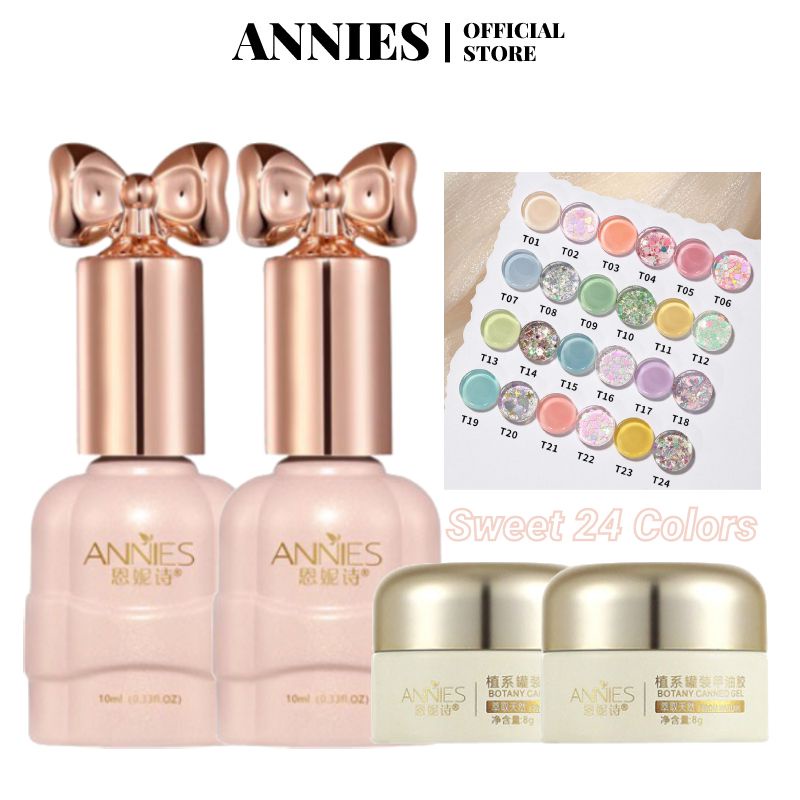 Gel sơn móng tay ANNIES 24 màu macaron sáng bóng | Shopee Việt Nam
