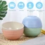 Bát Ăn Cơm Bằng Nhựa Lúa Mạch 12 / 15 / 17cm An Toàn Có Thể Gợn Sóng