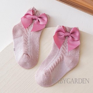 Vớ Cotton Mềm Mỏng Đính Nơ Xinh Xắn Cho Bé Gái 0-3 Tuổi