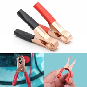 Set 2 Kẹp Cá Sấu Thử Điện Áp Bình Ắc Quy 30A 70mm