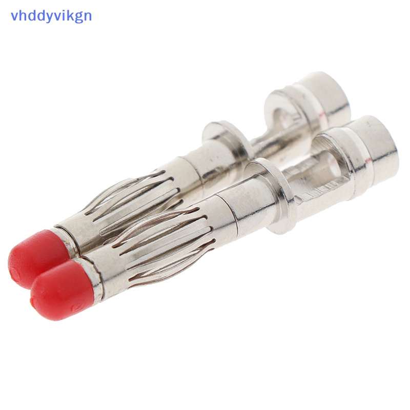 Set 2 Phích Cắm Chuối Góc Phải Cách Nhiệt 4mm Màu Đỏ + Đen