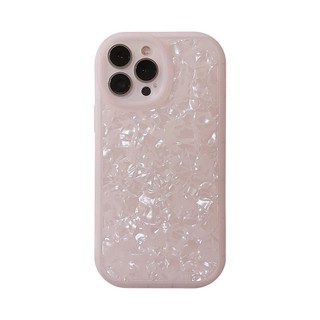 Ốp Điện Thoại Mềm Họa Tiết Vỏ Sò Màu Hồng Cho IPhone 14 14pro Max 14plus 13 13pro 13mini 12 11 Pro Max IX XR SE2 I8 Plus