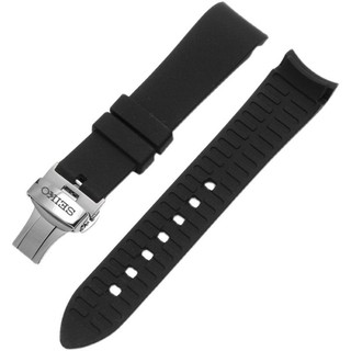 Dây Đeo Đồng Hồ Bằng Silicone Khóa Bướm Dành Cho Seiko Arc 19 20 21mm