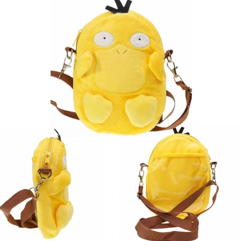 YT2 Pokemon Trẻ Em Sang Trọng Túi Đeo Vai Pikachu Snorlax Psyduck Charmander Học Quà Tặng Cho Trẻ Em Học Sinh Túi Du Lịch TY2