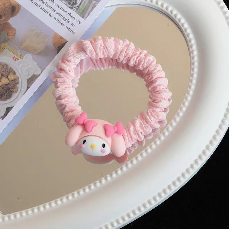 Dễ Thương Quế Chó Kuromi Hoạt Hình Dây Tóc Đơn Giản Mềm Mại Headrope Cô Gái Quà Tặng Cung Cấp