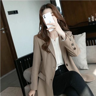 Áo Khoác Dáng Rộng Phong Cách Hàn Quốc Thời Trang Xuân Thu 2022 Mới Cho Nữ