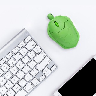Phiên bản pin chuột không dây 2.4GHz Chuột rùa xanh 2.4G Chuột rùa không dây