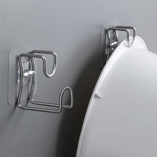 Móc Inox Dán Tường Treo Thau Chậu Khăn Quần Áo/ Giá Gắn Tường Treo Đồ Nhà Bếp Nhà Tắm SUNNY DAY