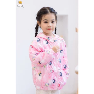 Áo Khoác Cho Bé In Hình Bo Gấu Dễ Thương