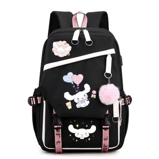 YT2 Sanrio Kuromi Quế Ba Lô Dành Cho Nữ Sinh Viên Dung Tích Lớn In Thoáng Khí Cá Tính Túi Đa Năng