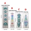DARON Lễ Hội Âm Nhạc EDM Miếng Dán Hình Xăm, Nhãn Dán Đầu Trước Pha Lê 3D Thời Trang, Trang Trí Móng Tay Nghệ Thuật Lấp Lánh Trang Trí Tóc Trang Trí Lễ Hội Kim Cương Giả
