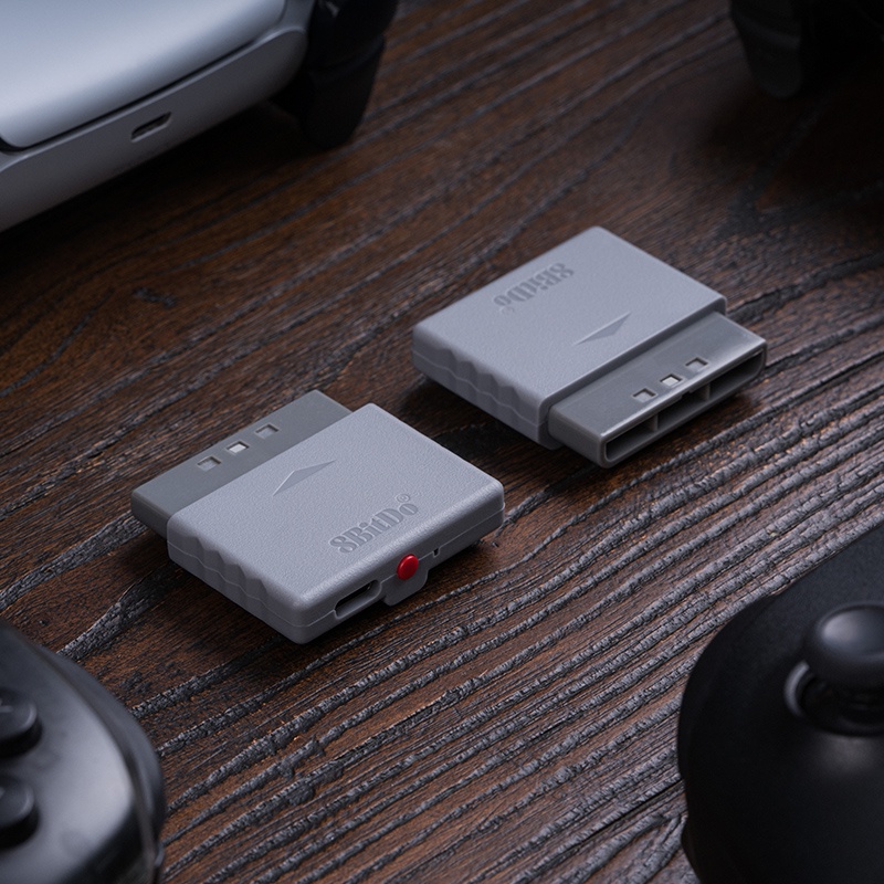 8bitdo bluetooth retro receiver bộ điều hợp không dây dongle hỗ trợ ps1 ps2 switch pro xbox one wii u pro cho snes sfc console