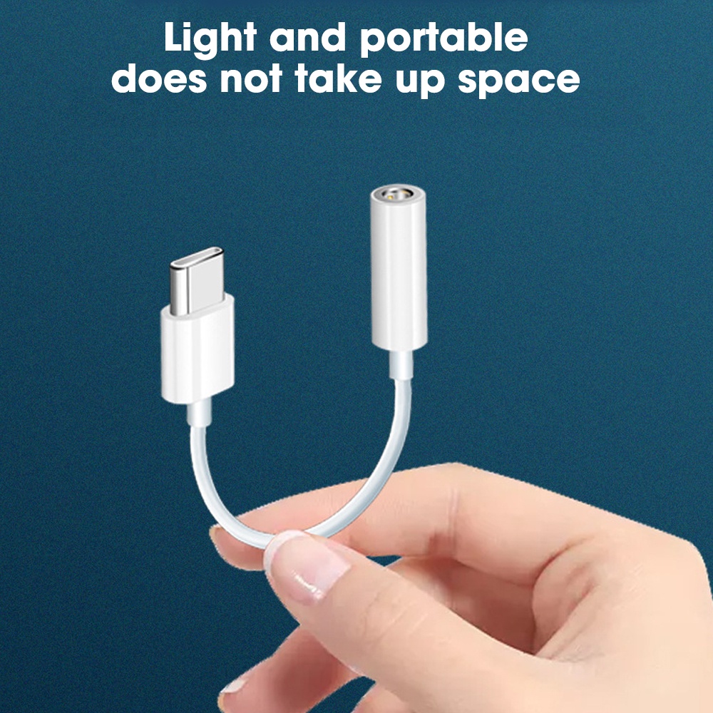 Dây Cáp Chuyển Đổi Cổng USB Type C Sang Cổng Tai Nghe 3.5mm Chuyên Dụng