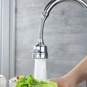 Vòi Inox Loại Dài 20cm Xoay 360 độ Rửa Chén Bát Dĩa Dùng Trong Gia đình