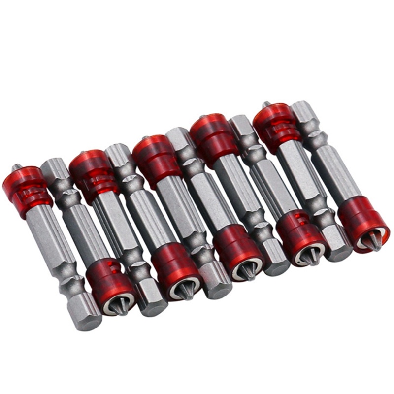Magnetic Screwdriver Bit Cross-head Electric Drill Screw Driver Bits 1/4'' Hex