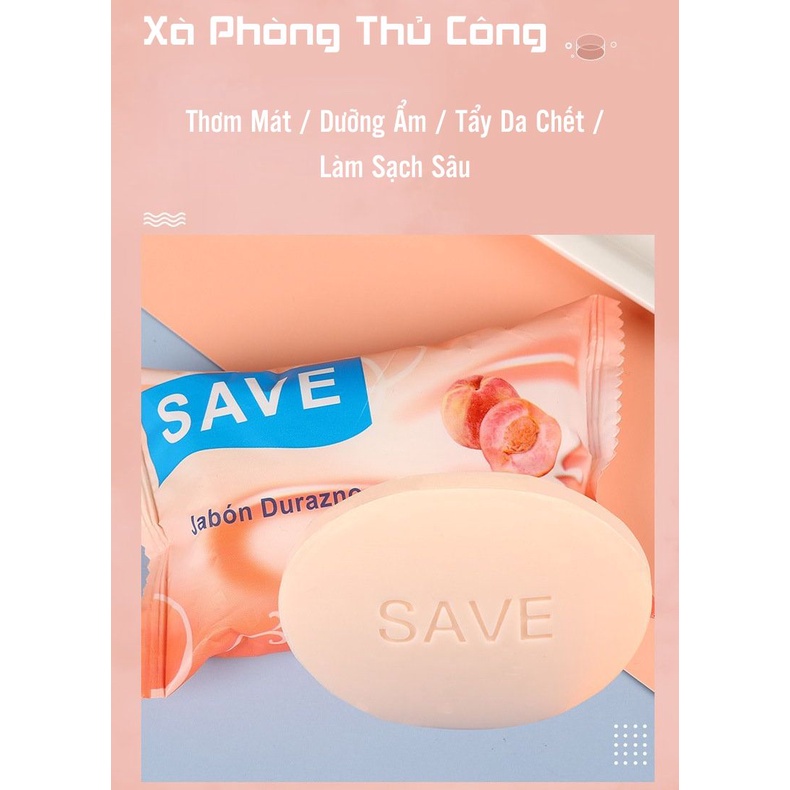 Xà Phòng Thủ Công Handmade 2 Trong 1 Vừa Dưỡng Trắng Da Vừa Tẩy Tế Bào Chết Sử Dụng Được Cho Body và Da Mặt