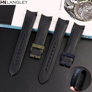 SEIKO Dây Đeo Đồng Hồ Bằng Nylon Đầu Cong 20mm 22mm Cho Omega Planet Ocean Seamaster 300