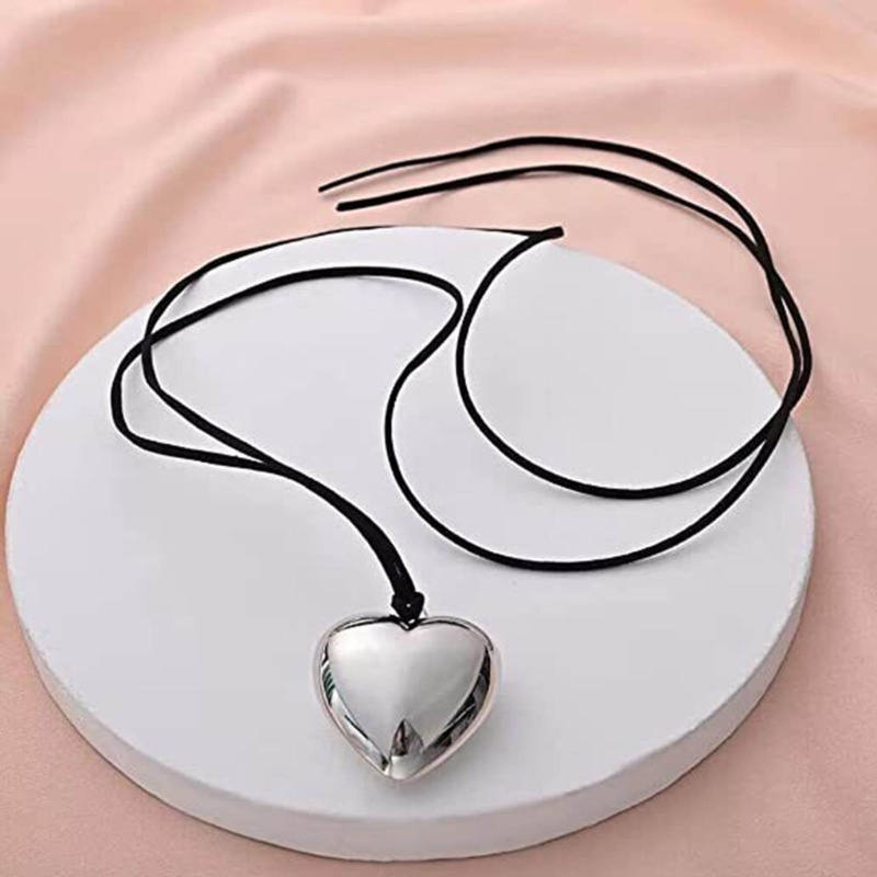Vòng Cổ Choker Mặt Trái Tim Y2k Thời Trang Cho Nữ