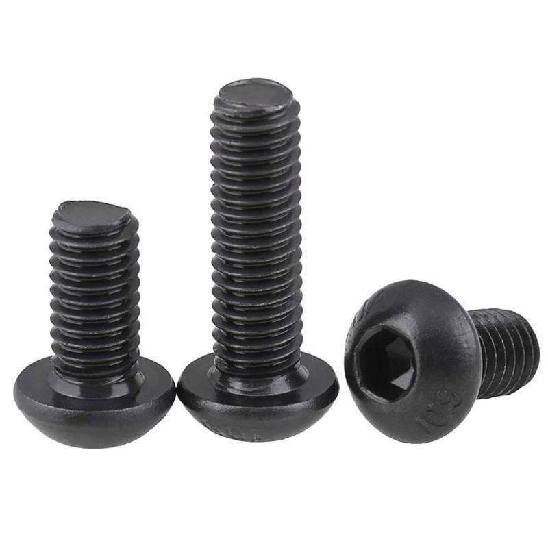 10.9 Lớp UNC Anh Mỹ Sản Xuất Đầu Tròn Lục Giác Ổ Cắm Vít Inch Bu Lông 1 / 8 5 / 32 3 / 16 1 / 4 5 / 16 3 / 8 Tiêu Chuẩn Mỹ
