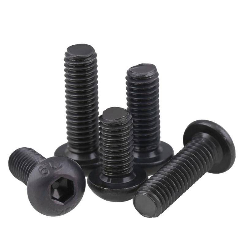 10.9 Lớp UNC Anh Mỹ Sản Xuất Đầu Tròn Lục Giác Ổ Cắm Vít Inch Bu Lông 1 / 8 5 / 32 3 / 16 1 / 4 5 / 16 3 / 8 Tiêu Chuẩn Mỹ