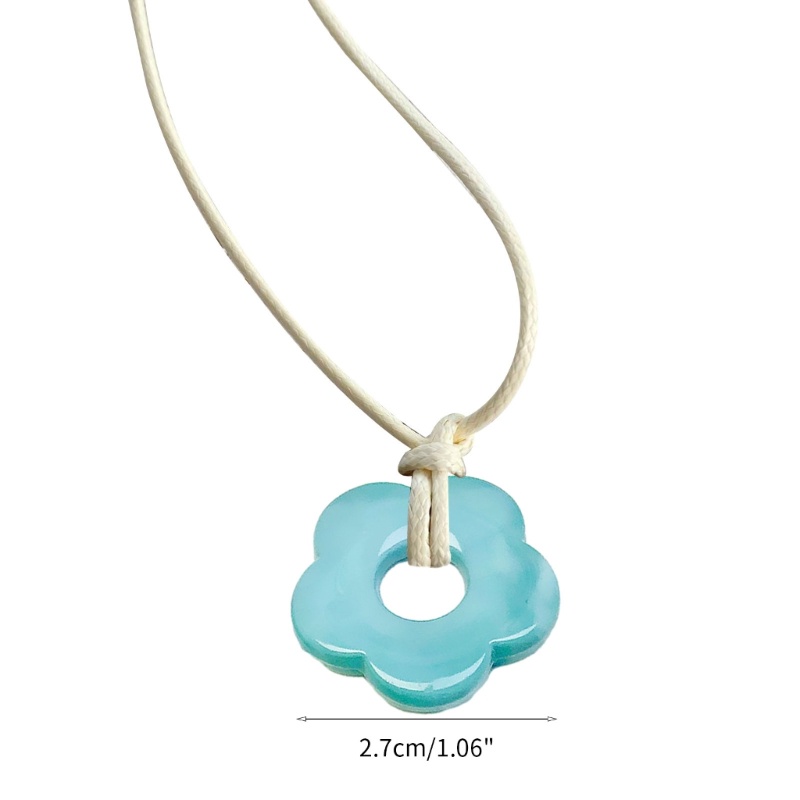 Coo Vòng Cổ choker Bằng acrylic Mặt Hoa Đơn Giản Thời Trang y2k
