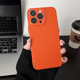 Đối với iphone 14 vỏ cứng bằng da mờ vỏ điện thoại cho iphone 11 12 13 14 15 pro max case ready all inclusive premium black hermes orange lens protection cover