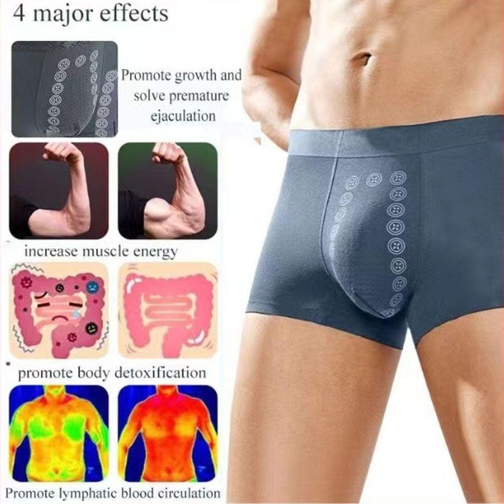 Đồ lót nam trị liệu AWNGD, Đồ lót nam trị liệu bằng sợi Polyester lâu trôi bằng năng lượng, Quần lót nam co giãn thoáng khí thời trang