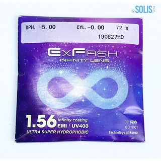 Tròng kính Exfash Hàn Quốc 1.56 - Chống trầy, chói, UV & bám hơi nước