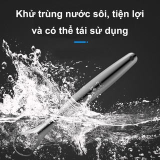Dụng cụ vệ sinh lưỡi cao cấp, cạo lưỡi sạch, nạo lưỡi bằng inox cho người lớn SUNNY DAY