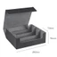 1 Cái 1800 + Card Deck Case Cho Thẻ Giao Dịch Top Side-Loading Deck Case Hộp Thẻ Trò Chơi Đen + Xám