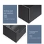 1 Cái 1800 + Card Deck Case Cho Thẻ Giao Dịch Top Side-Loading Deck Case Hộp Thẻ Trò Chơi Đen + Xám