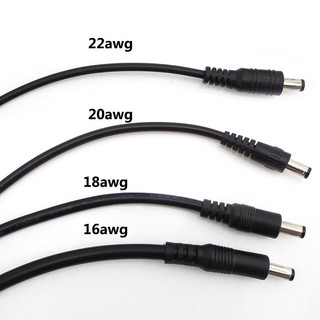 Dây Cáp Nối Nguồn DC Male Female 18cm 3A-10A 16 / 18 / 20 / 22Wg DC 5.5X2.1MM