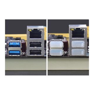 10 / 20 / 50 Chiếc Nhiều Màu Sắc USB Bụi Cắm Cổng Sạc Nắp Nữ Jack Giao Diện Đa Năng Silicon Chống Bụi Bảo Vệ Máy Tính Bảng Máy Tính Xách Tay Laptop