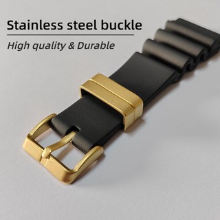 Dây Đeo Đồng Hồ Bằng Cao Su Silicone Chống Nước 20mm 22 24mm Cho Seiko SKX007