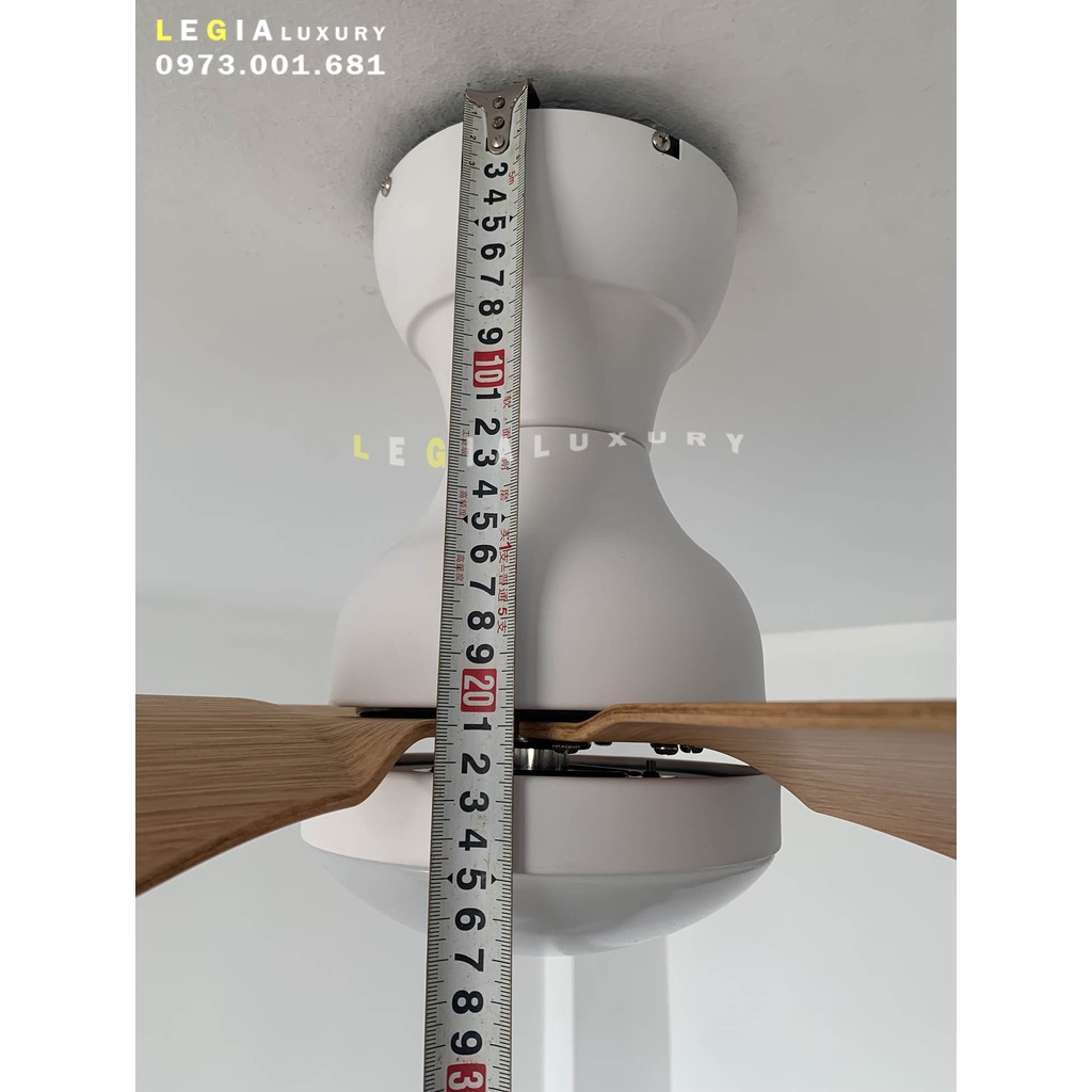 Ảnh Quạt Trần Mini Có Đèn Lê Gia LGFAN650V - Chiều Cao 23cm - Sải Cánh 73cm - Bảo Hành 5 Năm 4