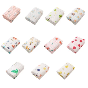 Mya Gạc-Cotton Quấn Khăn Bé Nhận Chăn In Xe Đẩy Chăn