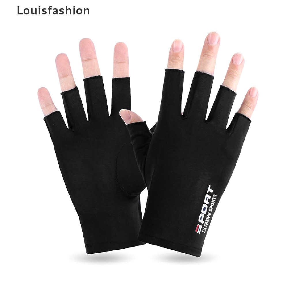 Găng Tay Louisfashion Chống Nắng Chống Tia UV Chống Trượt Cho Nam Nữ