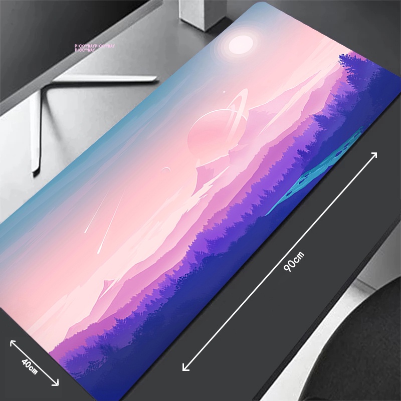 Miếng Lót Chuột Nghệ Thuật Tay Thủ Lớn Mousepad Bàn Phím Thảm XXXL Thảm Chuột 31.4x11.8in Cao Su Để Bàn Thiết Kế Thảm Bàn Làm Việc Mềm Mousepads