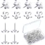 MCODECOVED Pentagram Tacks Đẩy Chân Ảnh Tập Tin Nút Chai Ban 50 Chiếc Trường Văn Phòng Ảnh Văn Phòng Phẩm Bảng Chân