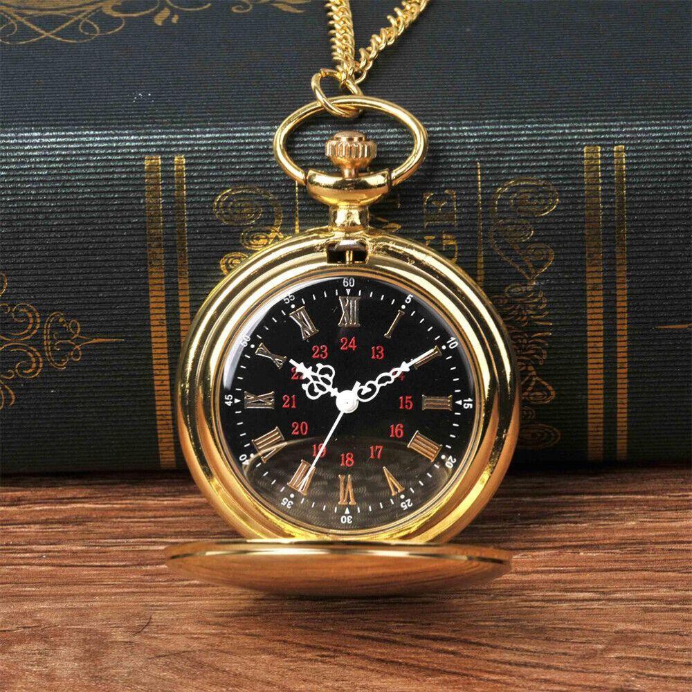 Đồng hồ bỏ túi vàng tròn cổ điển KEYRA Pocket
