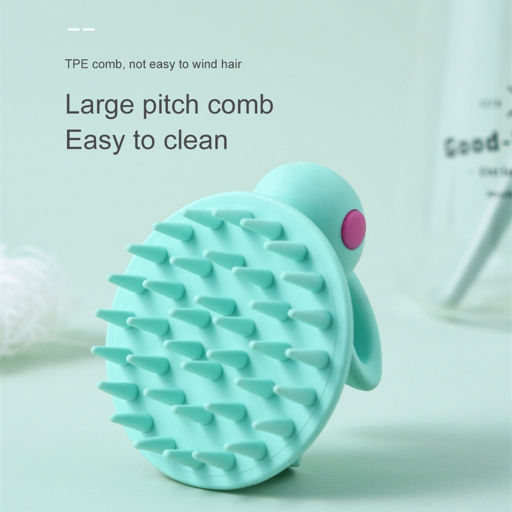Ảnh Lược gội/ mát xa da đầu ANNIES khô và ướt chất liệu cao su silicon mềm cao cấp 3